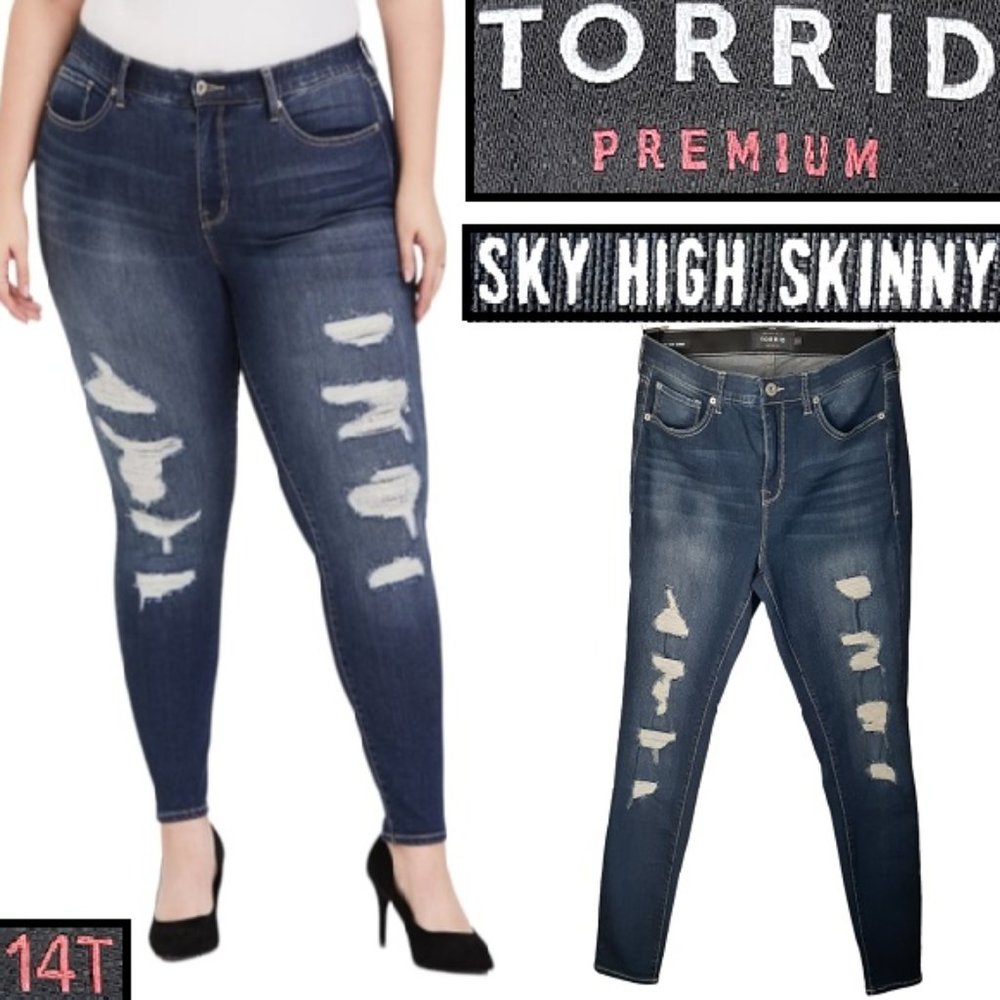 Sky High Skinny jeans, Emersion 🧾 - Picture 1 of 14
